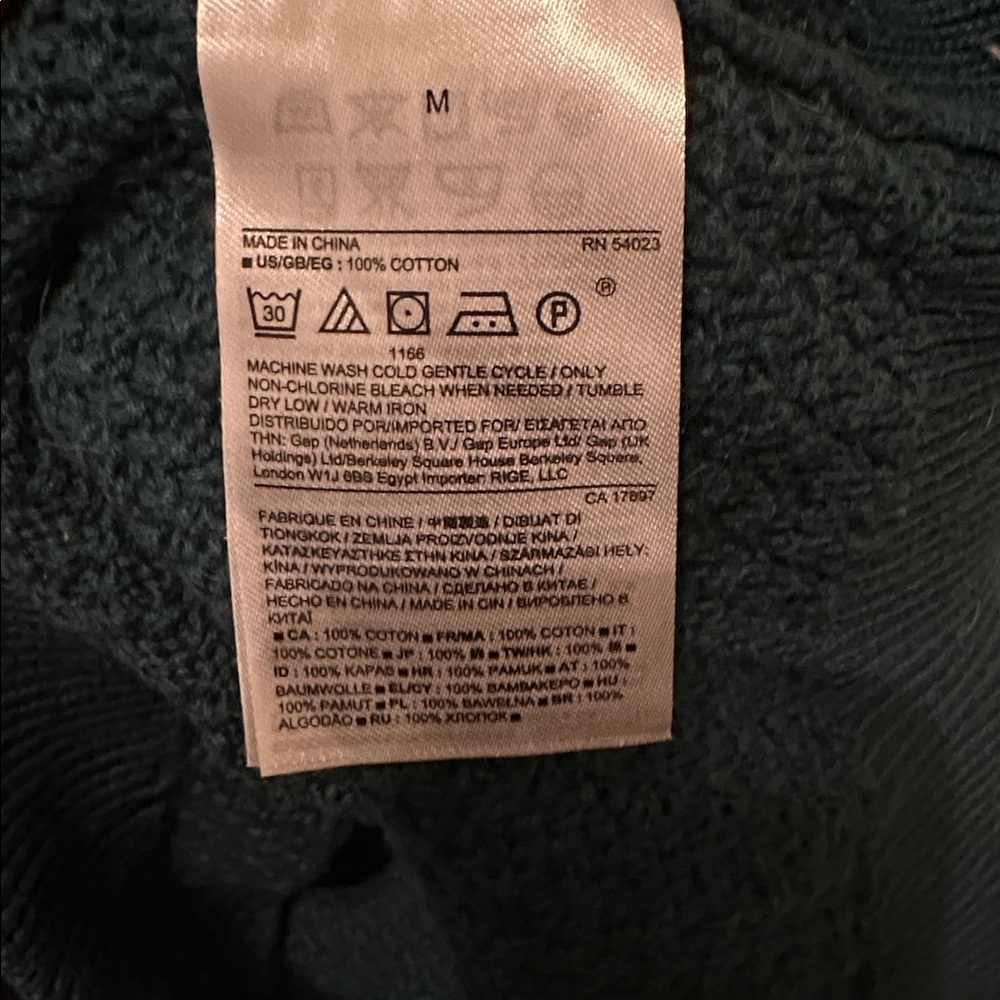 Banana Republic Teal Crew Neck Sweater - Picture 6 of 6